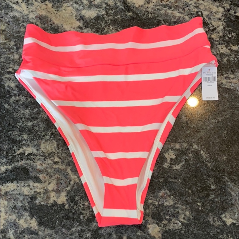 Bright Pink Aerie Bikini Bottom